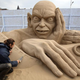 Illustration for article titled Check out Gigantic Evil Sand Gollum and more from the Weston-super-Mare sand-sculpture festival